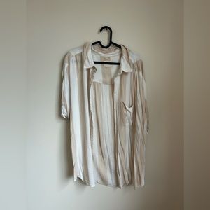Loose Button Up or Cover Up